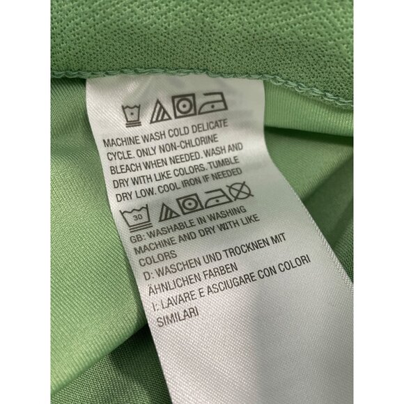 Isaac Mizrahi Live Reg Pebble Knit Wide Leg Crop Womens Large Classic Sage NEW - Picture 5 of 8